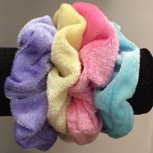 Seasonal summer scrunchies 4 pack with headband